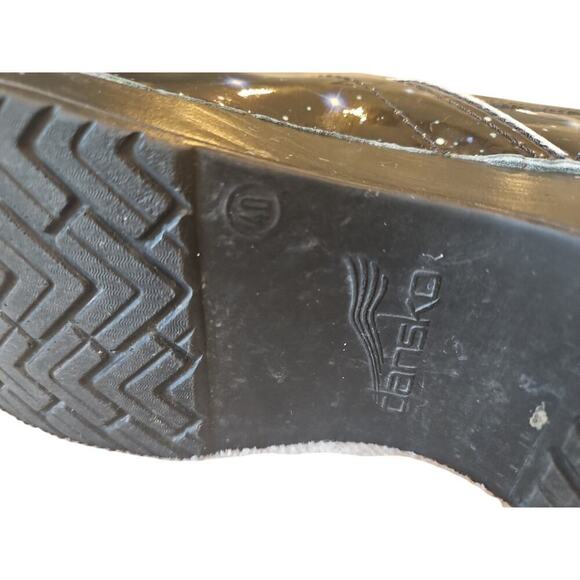 Women's Night Sky Patent DANSKO clogs /slip on shoes , size 40 - Picture 11 of 11